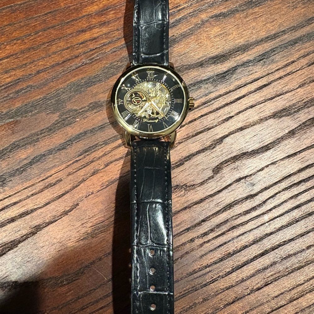 Black and Gold Men's Watch